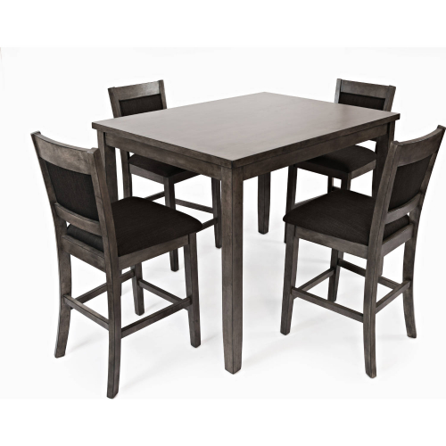 Greyson Heights 5 Piece Counter Height Dining Set in Distressed Grey